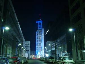 Sankt Pölten éjjel - kormányzati negyed