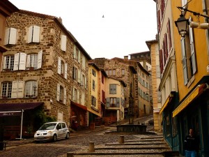 A Via Podiensis Le Puy óvárosában