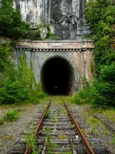 Elhagyott vasúti alagút 1883-ból